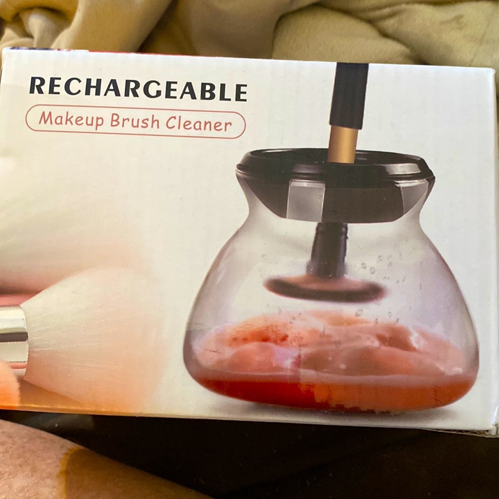New rechargeable makeup brush cleaner